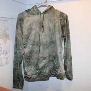 Comfortable Tie dye Green Pullover/ S